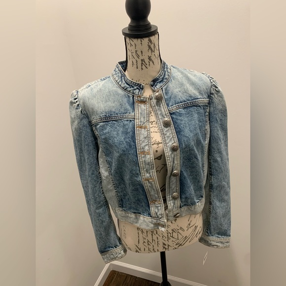 Free People Aubrey Denim Jacket - Picture 3 of 10